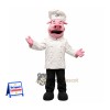 Pig Mascot Costume - White Chef Coat