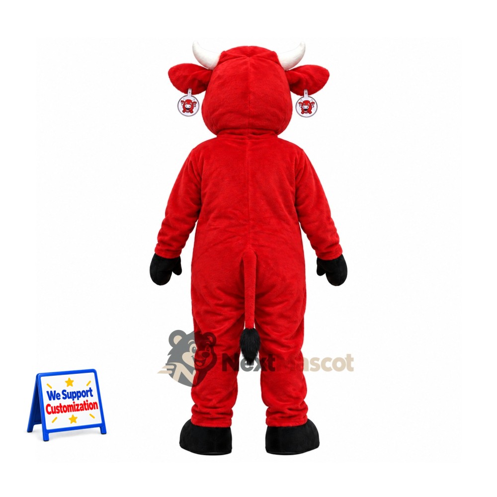 Bull Mascot Costume - Red for Team Events Bull Mascot Costume - Red for Team Events