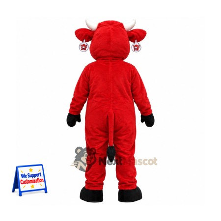 Bull Mascot Costume - Red for Team Events Bull Mascot Costume - Red for Team Events