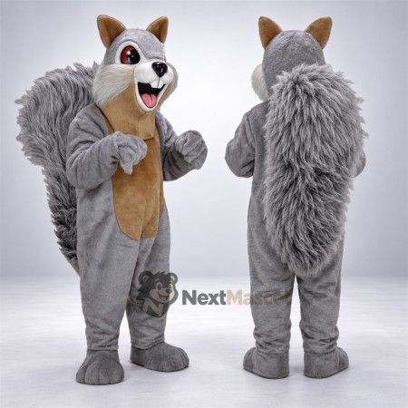 Squirrel Mascot Costume - Gray for Community Events Squirrel Mascot Costume - Gray for Community Events