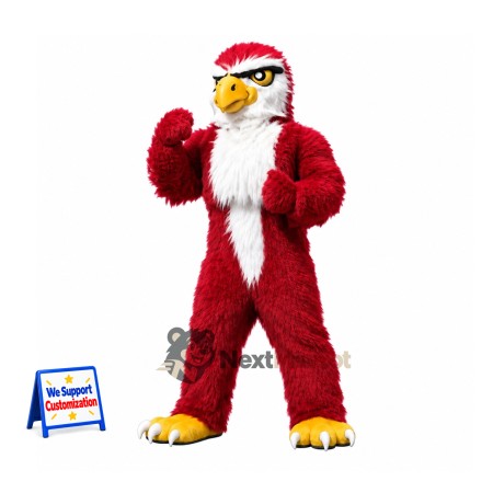 Eagle Mascot Costume - Red for Promotions Eagle Mascot Costume - Red for Promotions