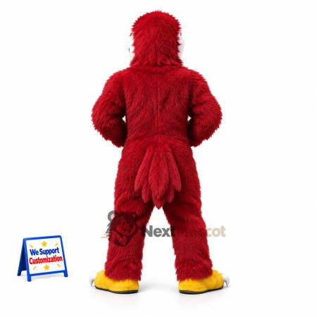 Eagle Mascot Costume - Red for Promotions Eagle Mascot Costume - Red for Promotions