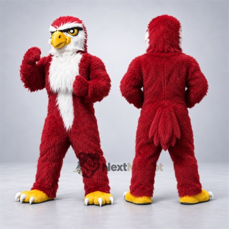 Eagle Mascot Costume - Red for Promotions Eagle Mascot Costume - Red for Promotions