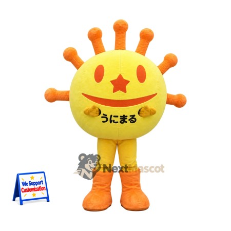 Character Mascot Costume - Yellow, Round Character Mascot Costume - Yellow, Round