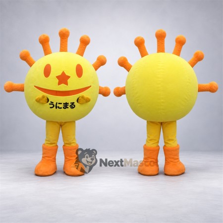 Character Mascot Costume - Yellow, Round Character Mascot Costume - Yellow, Round