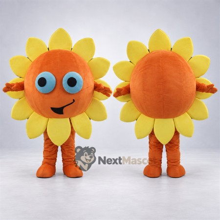 Sunflower Mascot Costume for Parades Sunflower Mascot Costume for Parades