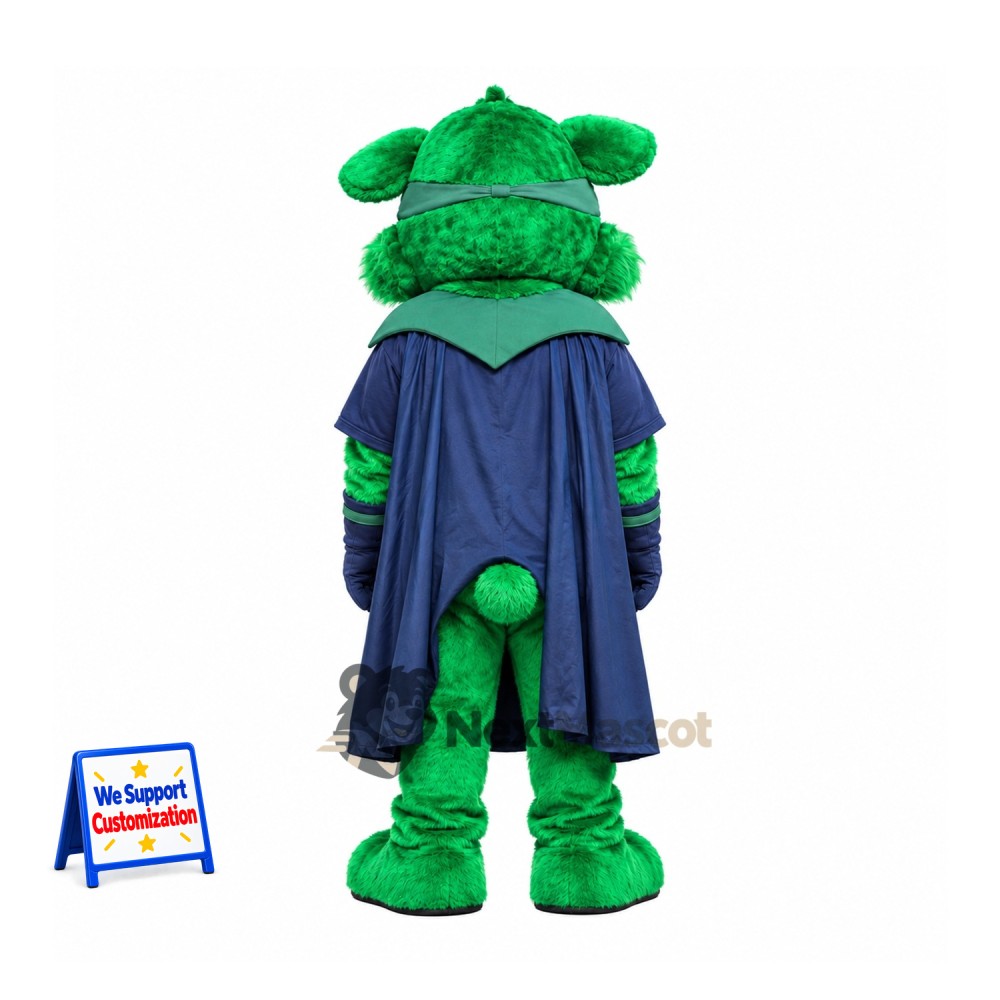 Recycling Dog Mascot Costume - Green Recycling Dog Mascot Costume - Green