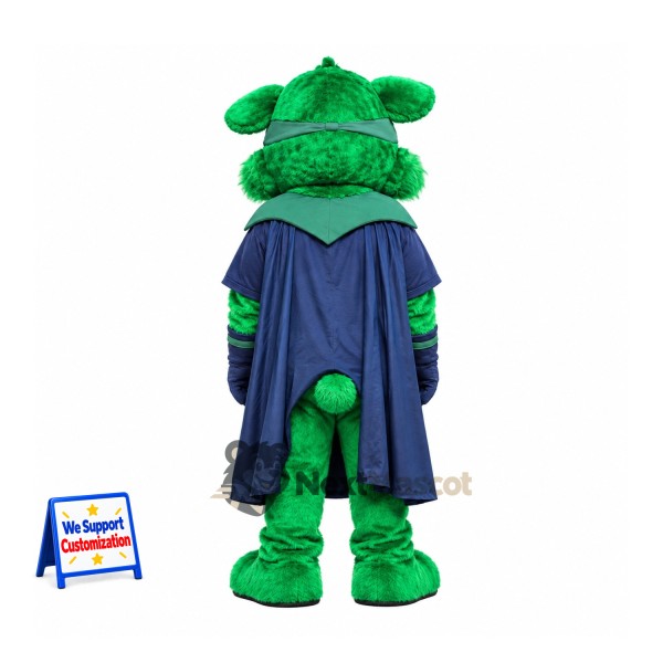 Recycling Dog Mascot Costume - Green Recycling Dog Mascot Costume - Green