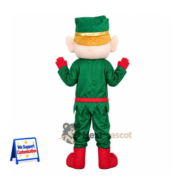 Christmas Elf Mascot Costume for Christmas Parties Christmas Elf Mascot Costume for Christmas Parties