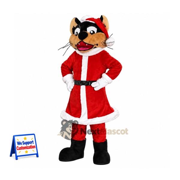 Cat Mascot Costume - Christmas Theme