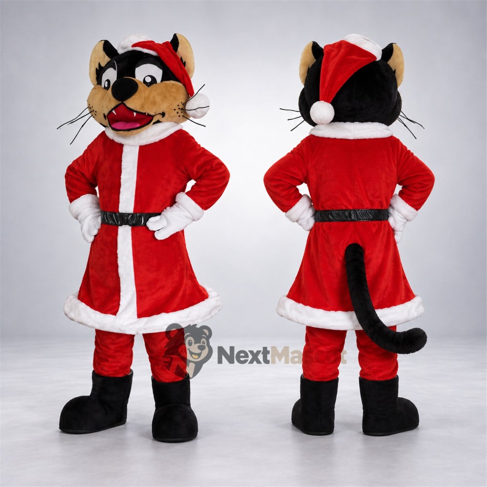 Cat Mascot Costume - Christmas Theme Cat Mascot Costume - Christmas Theme