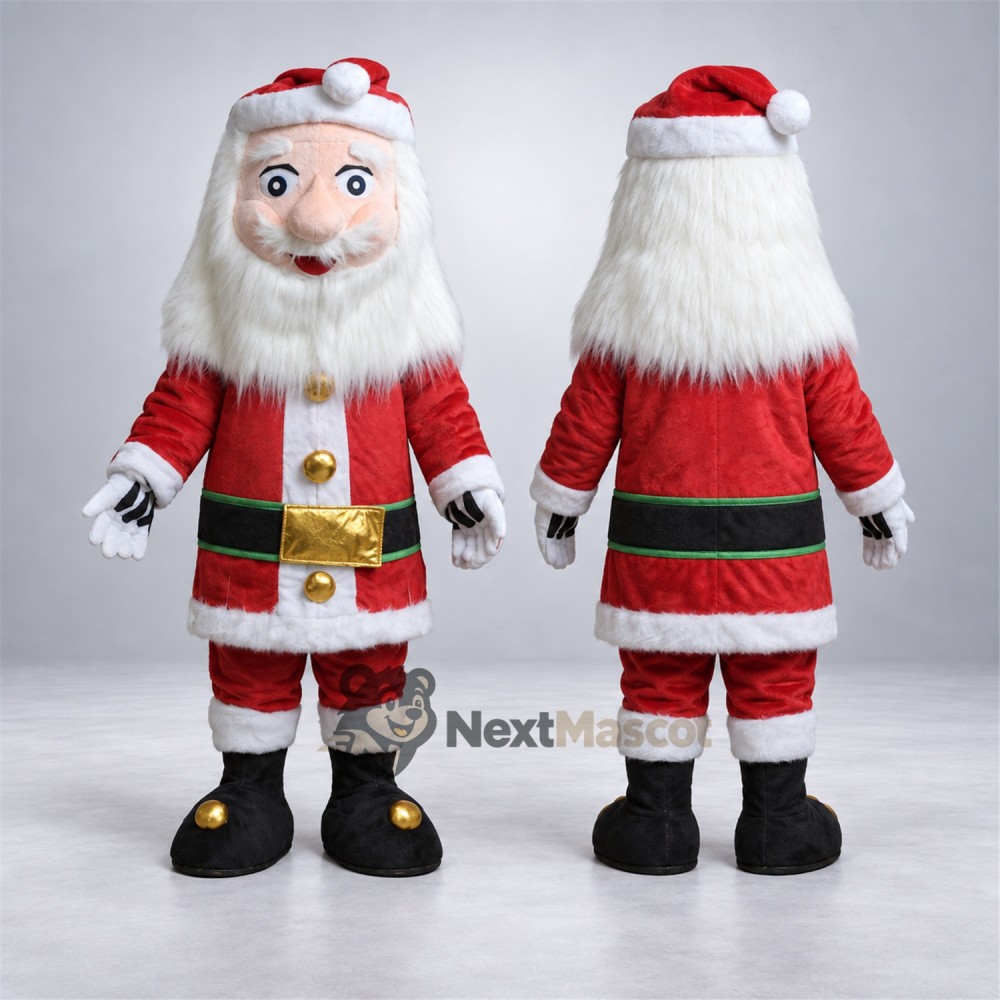 Santa Claus Mascot Costume for Winter Parades