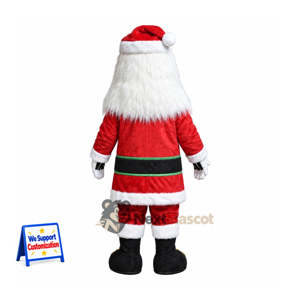 Santa Claus Mascot Costume for Winter Parades