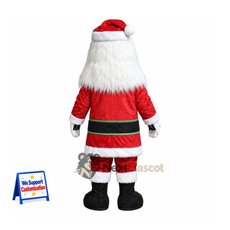 Santa Claus Mascot Costume for Winter Parades