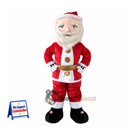 Santa Claus Mascot Costume for Community Events