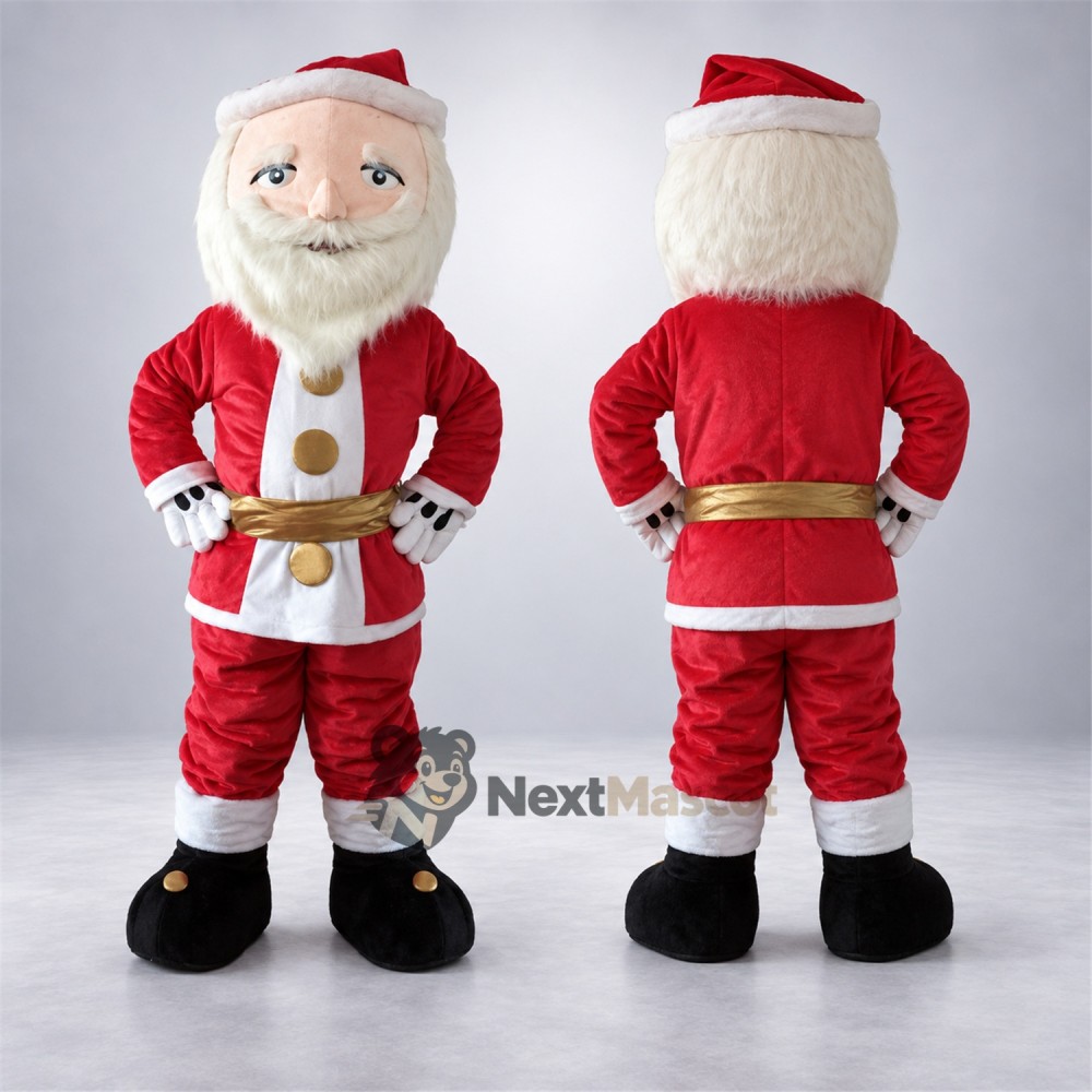 Santa Claus Mascot Costume for Community Events
