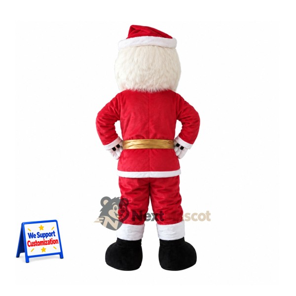Santa Claus Mascot Costume for Community Events Santa Claus Mascot Costume for Community Events