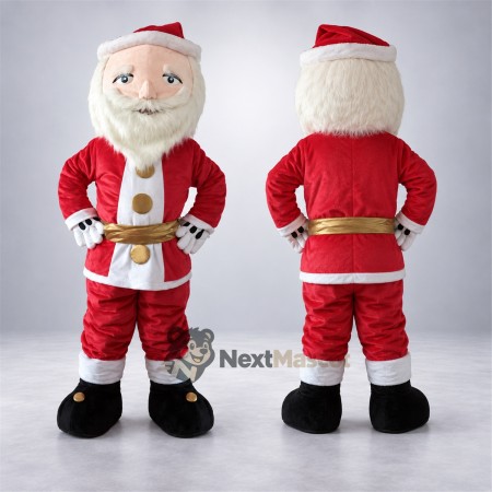 Santa Claus Mascot Costume for Community Events