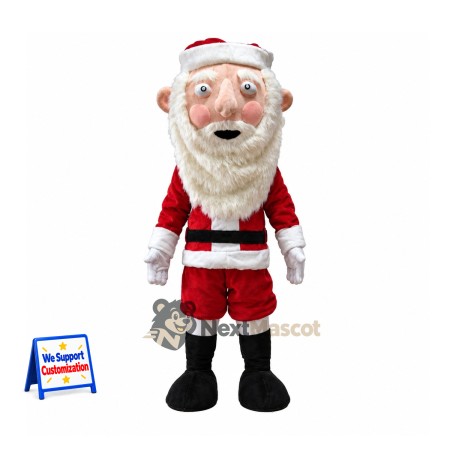 Santa Claus Mascot Costume for Festivals Santa Claus Mascot Costume for Festivals