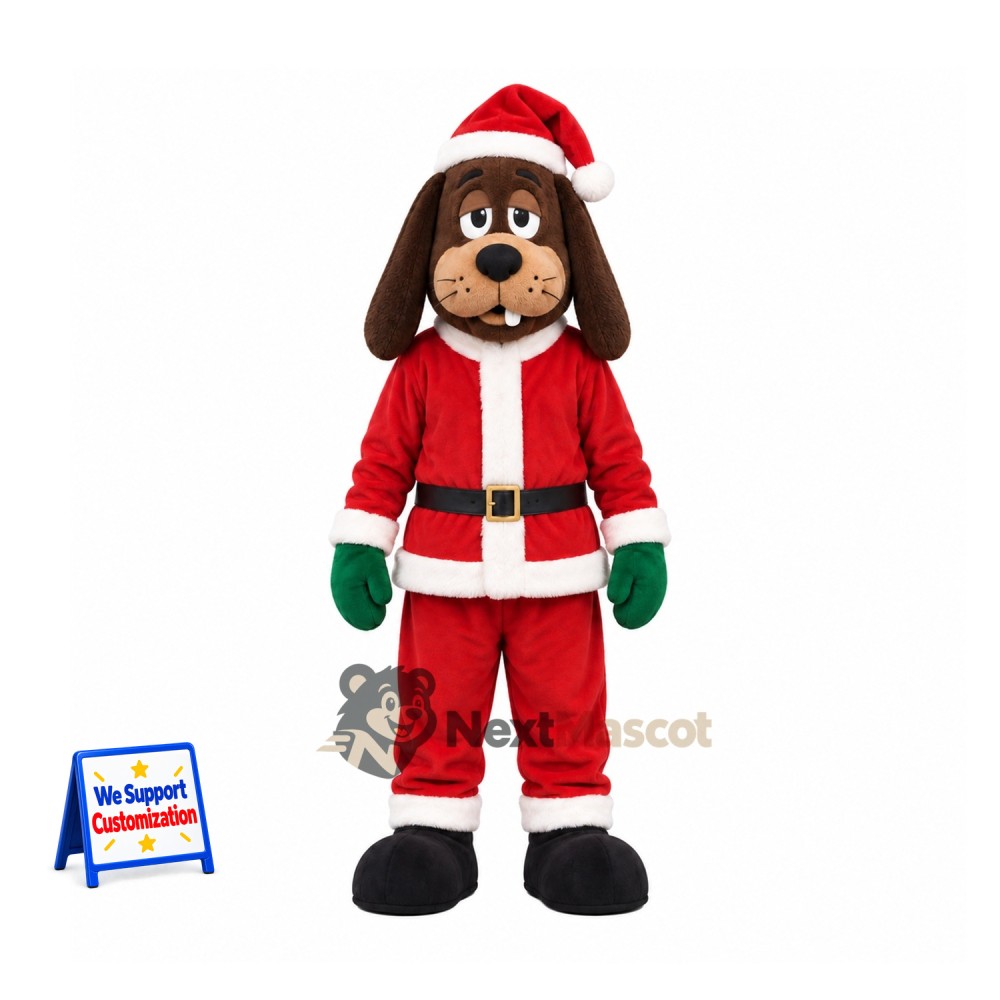 Dog Mascot Costume - Santa Suit Dog Mascot Costume - Santa Suit