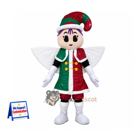 Christmas Fairy Mascot Costume Christmas Fairy Mascot Costume