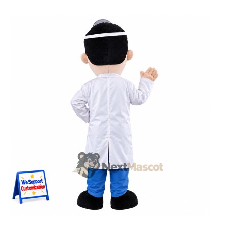 Doctor Mascot Costume - Glasses for Community Events Doctor Mascot Costume - Glasses for Community Events