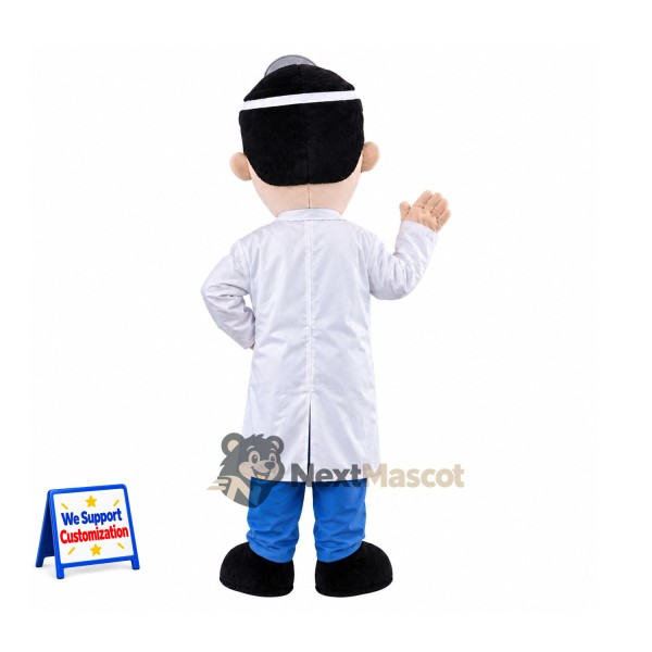 Doctor Mascot Costume - Glasses for Community Events Doctor Mascot Costume - Glasses for Community Events