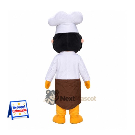 Chef Mascot Costume - Mustache Chef Mascot Costume - Mustache