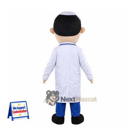Doctor Mascot Costume - Glasses for Festivals Doctor Mascot Costume - Glasses for Festivals