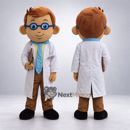 Doctor Mascot Costume - Glasses for Birthday Parties Doctor Mascot Costume - Glasses for Birthday Parties