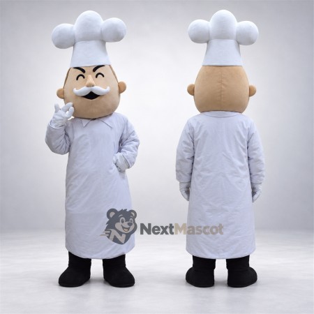 Chef Mascot Costume - Mustache for Parades Chef Mascot Costume - Mustache for Parades