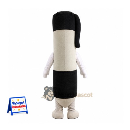 Marker Pen Mascot Costume - Black Marker Pen Mascot Costume - Black