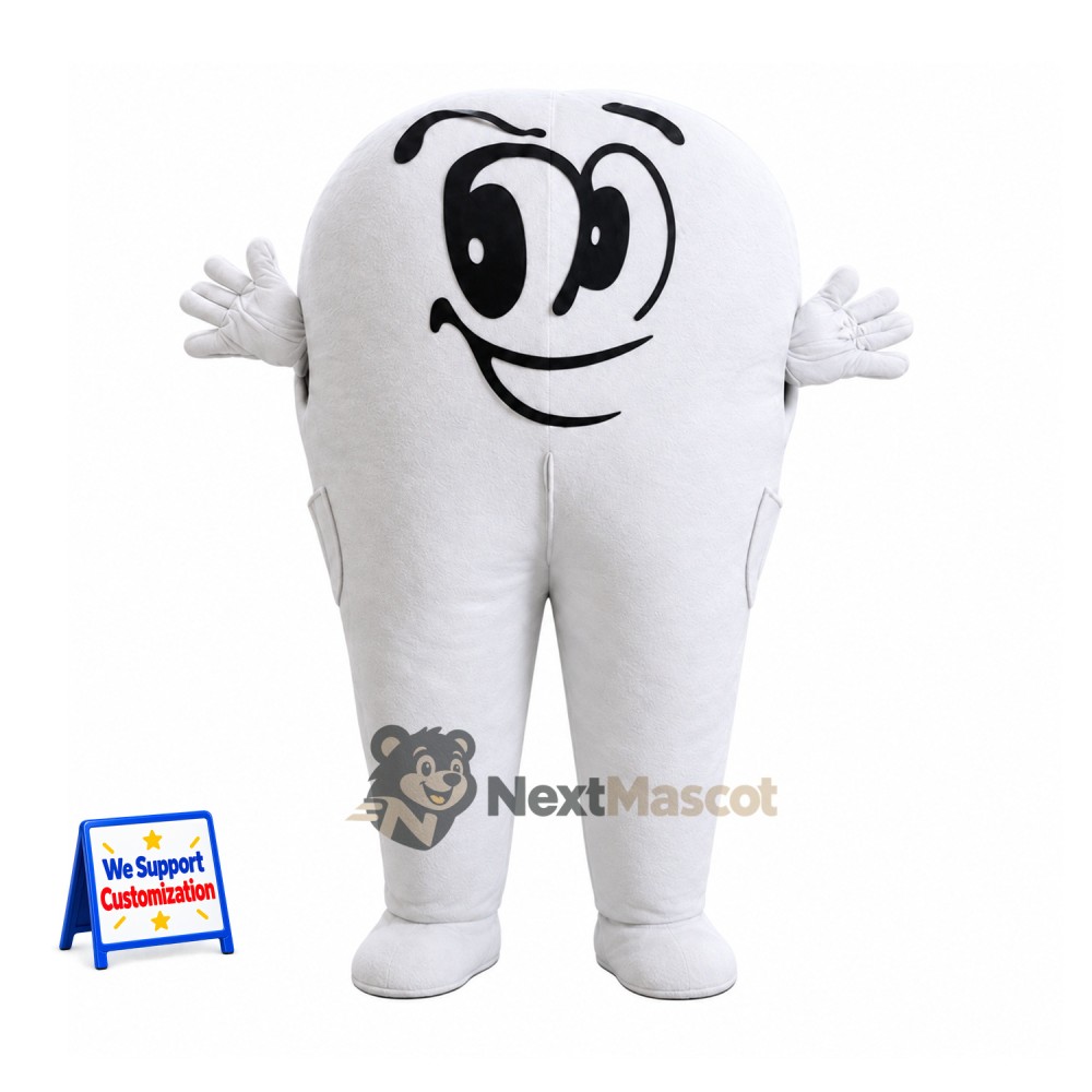 Tooth Mascot Costume for Sports Days Tooth Mascot Costume for Sports Days