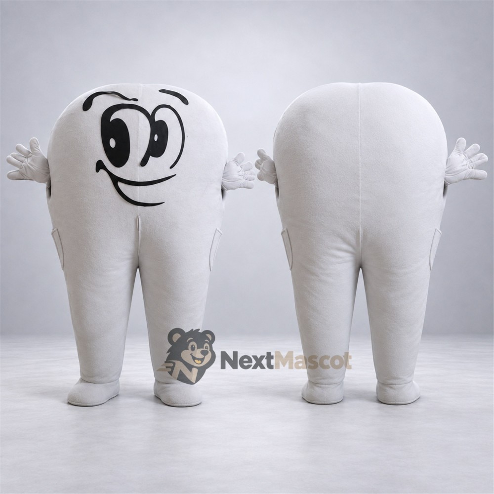 Tooth Mascot Costume for Sports Days Tooth Mascot Costume for Sports Days