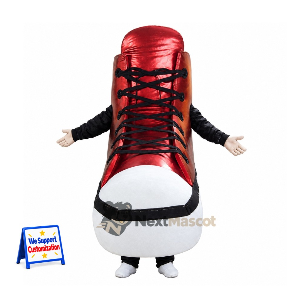Sneaker Mascot Costume - Red Sneaker Mascot Costume - Red