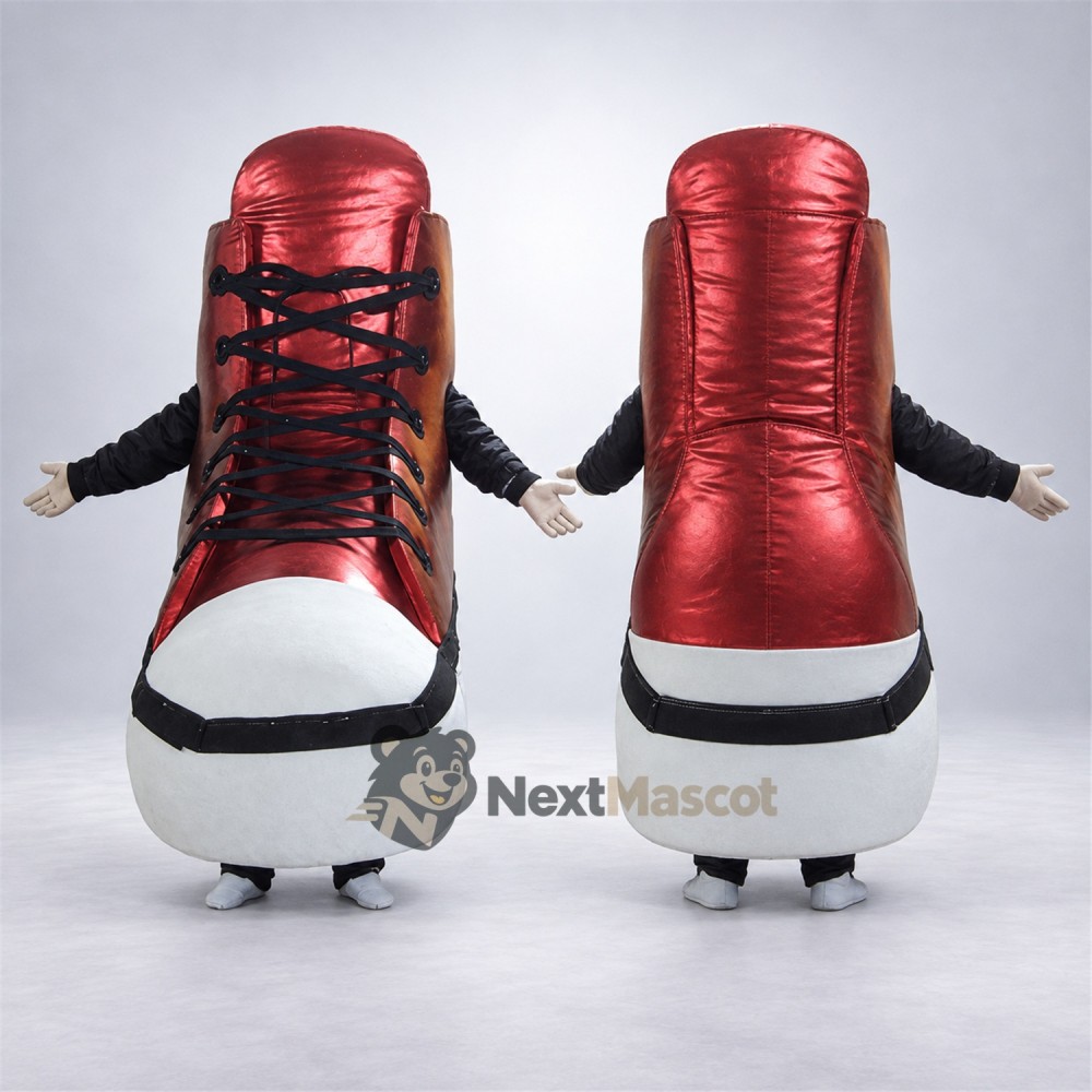 Sneaker Mascot Costume - Red Sneaker Mascot Costume - Red