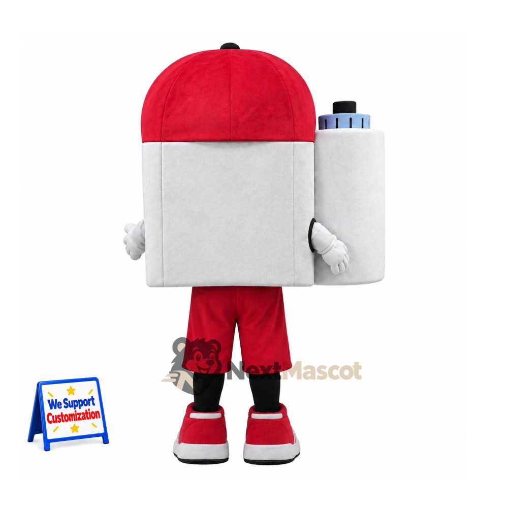 Camera Mascot Costume - Red Cap