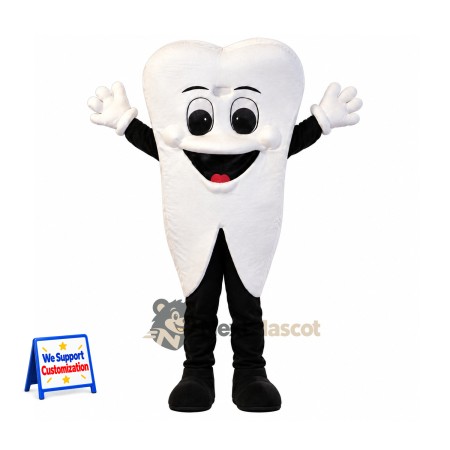Tooth Mascot Costume for School Spirit Tooth Mascot Costume for School Spirit