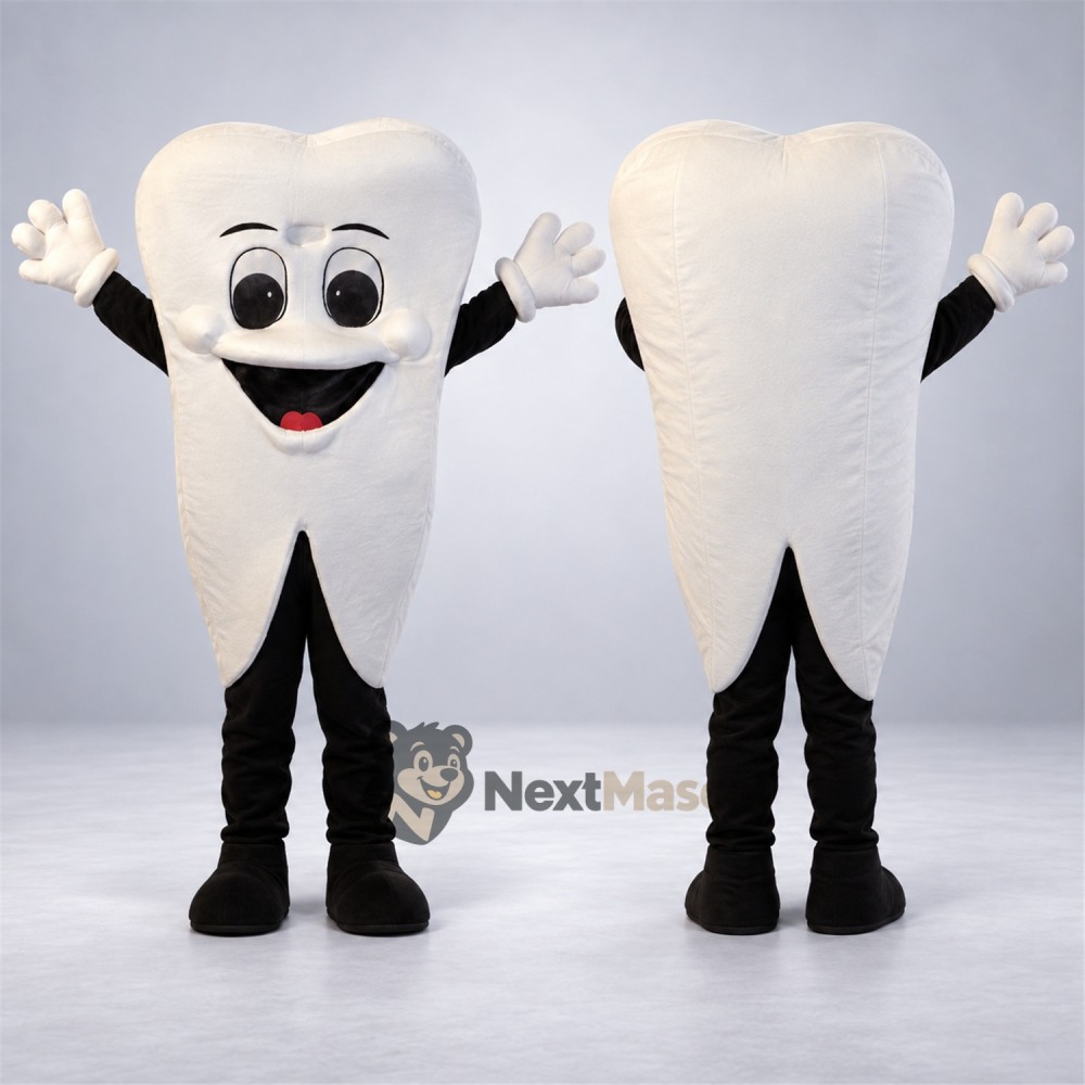Tooth Mascot Costume for School Spirit Tooth Mascot Costume for School Spirit