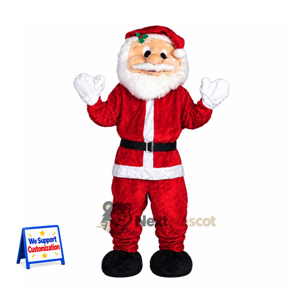 Santa Claus Mascot Costume for Birthday Parties Santa Claus Mascot Costume for Birthday Parties