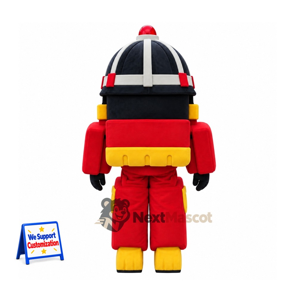 Rescue Robot Mascot Costume - Red Rescue Robot Mascot Costume - Red