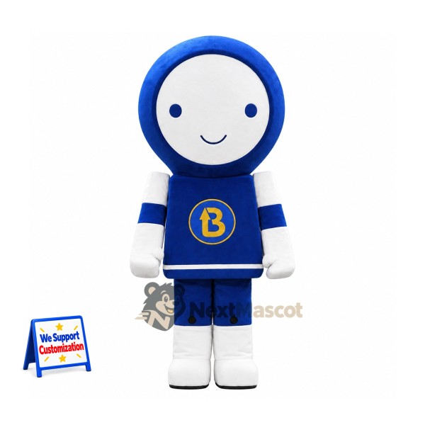 Robot Mascot Costume - Blue