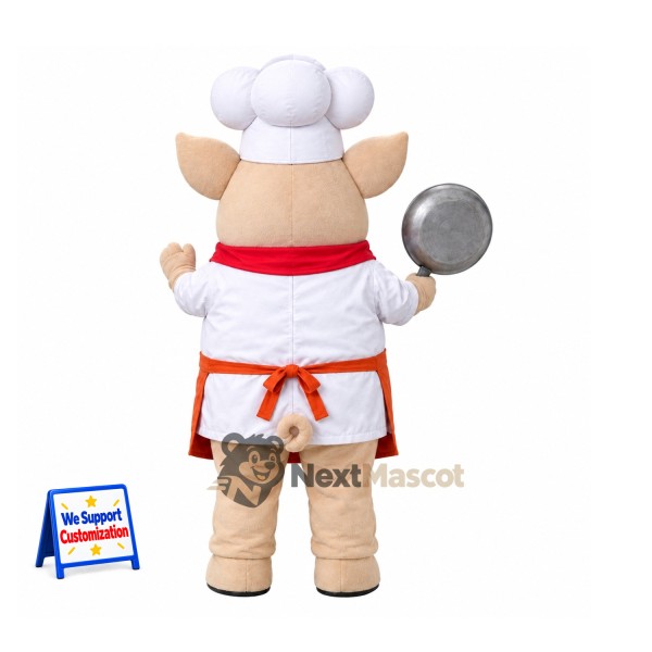 Pig Mascot Costume - Chef Style for Parades Pig Mascot Costume - Chef Style for Parades