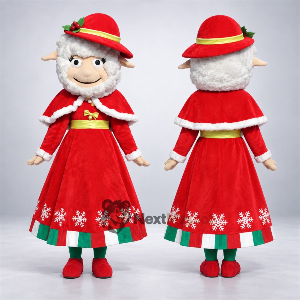Mrs Claus Mascot Costume for Christmas Events Mrs Claus Mascot Costume for Christmas Events