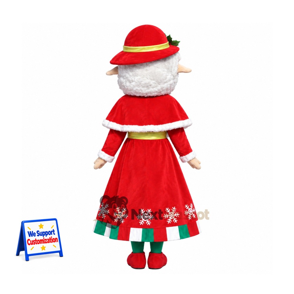 Mrs Claus Mascot Costume for Christmas Events Mrs Claus Mascot Costume for Christmas Events