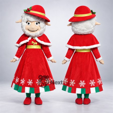 Mrs Claus Mascot Costume for Christmas Events Mrs Claus Mascot Costume for Christmas Events
