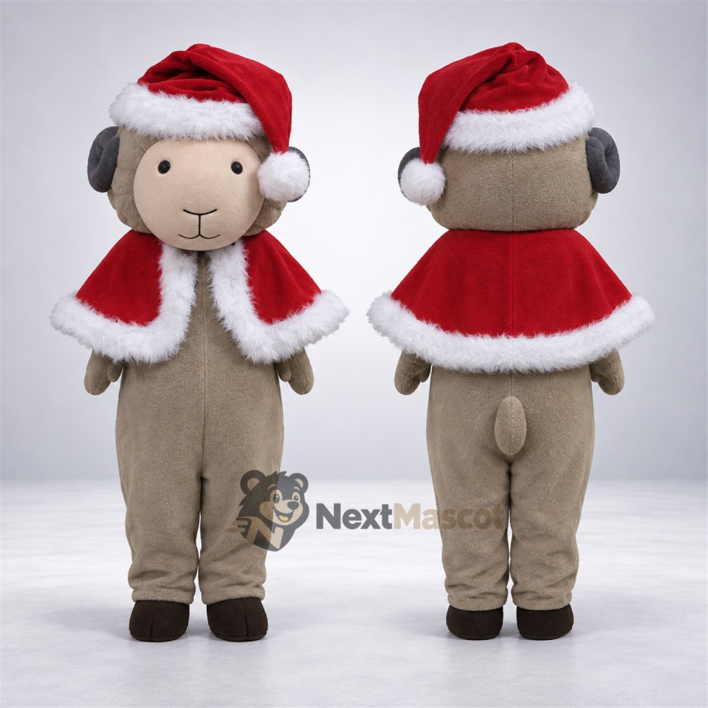 Sheep Mascot Costume - Christmas Theme for Christmas Parties