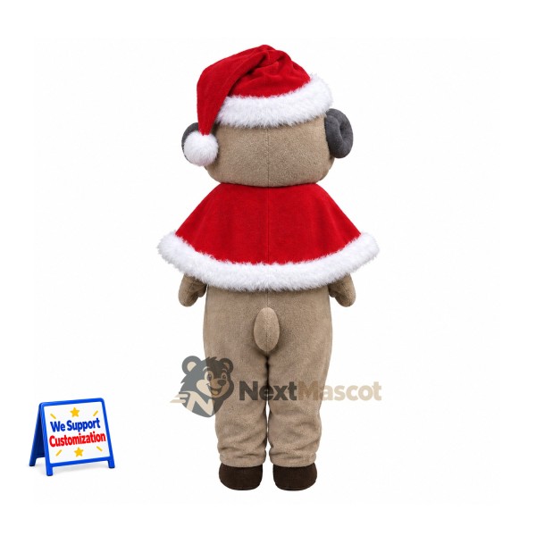 Sheep Mascot Costume - Christmas Theme for Christmas Parties Sheep Mascot Costume - Christmas Theme for Christmas Parties