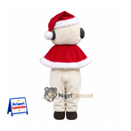 Sheep Mascot Costume - Christmas Theme for Christmas Photos Sheep Mascot Costume - Christmas Theme for Christmas Photos