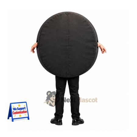 Hockey Puck Mascot Costume Hockey Puck Mascot Costume
